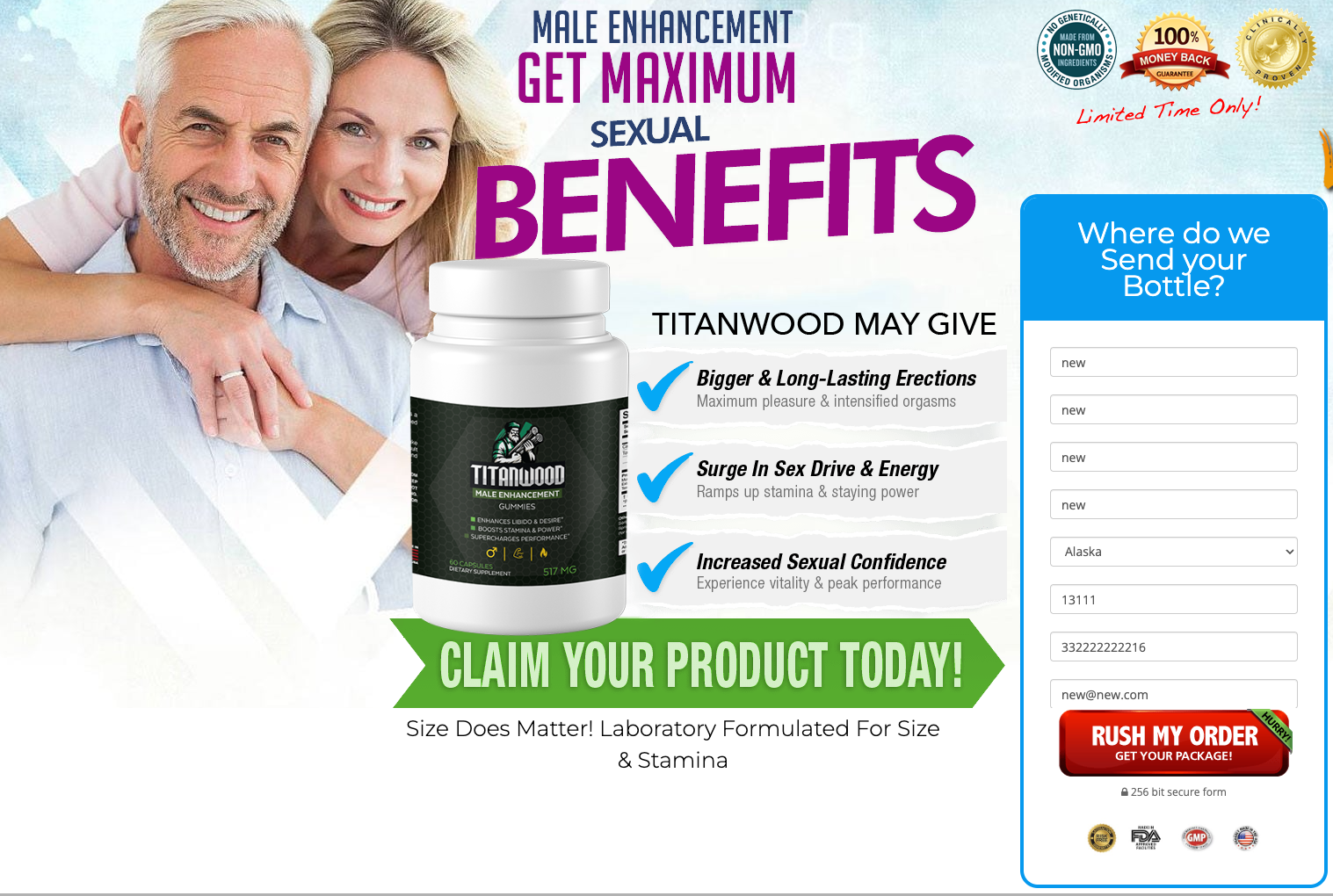 TitanWood Gummies USA Reviews